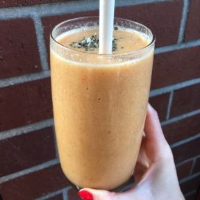 Gluten-free smoothie from Cafe Gratitude